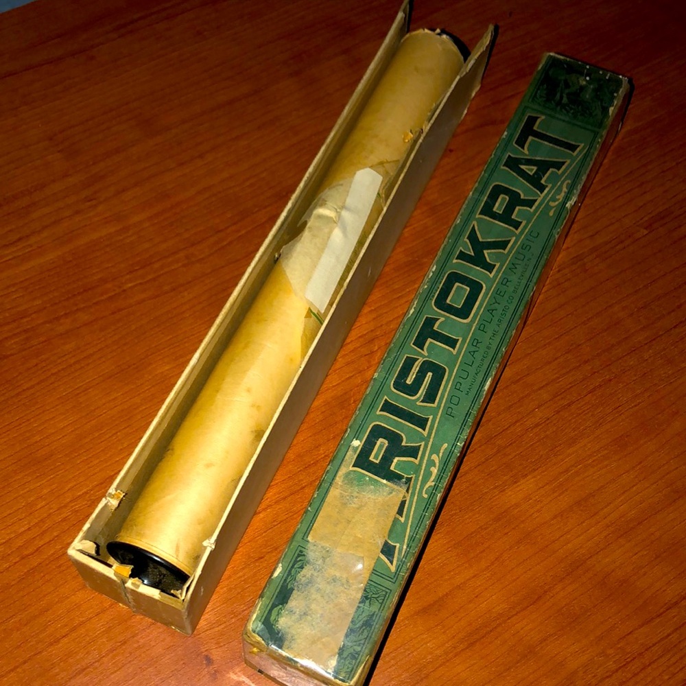 Antique Player Piano Roll circa early 1900’s